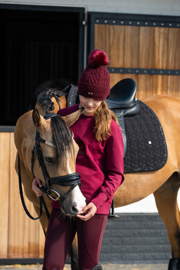 czapka jeździecka zimowa Equus