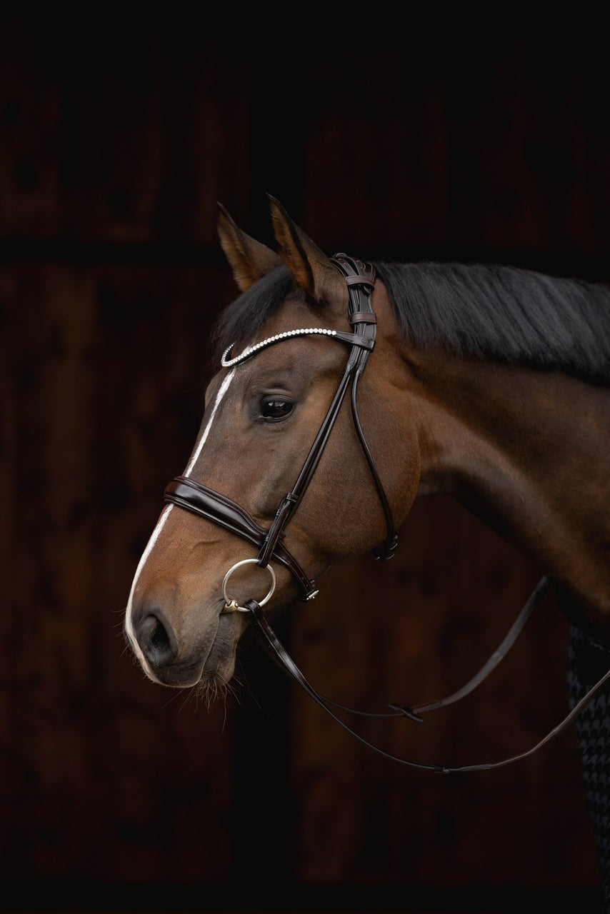 ogłowie szyte na okrągło