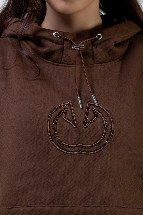 Aura Chocolate Equestrian Sweatshirt