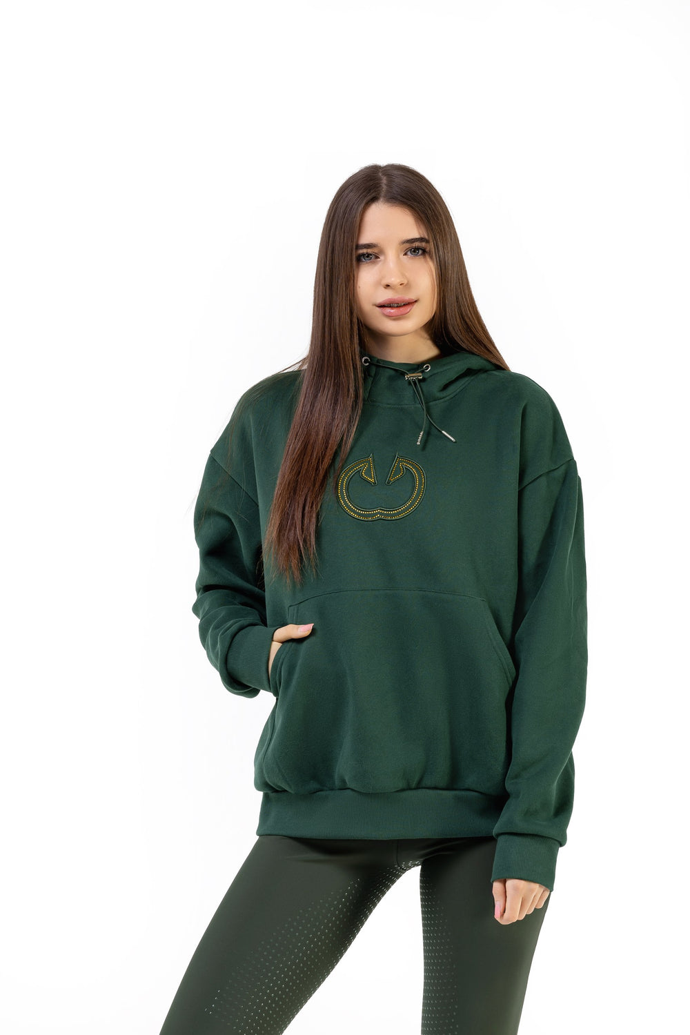 Aura Green Riding Hoodie