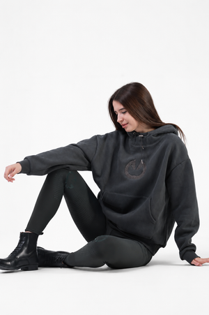Aura Gray Riding Hoodie