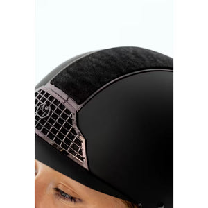 Premium riding helmet short peak