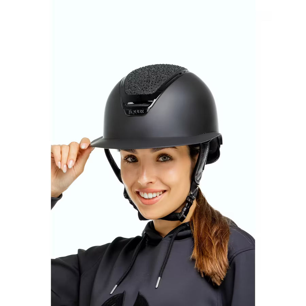 Kask jeździecki Sparkling szeroki daszek