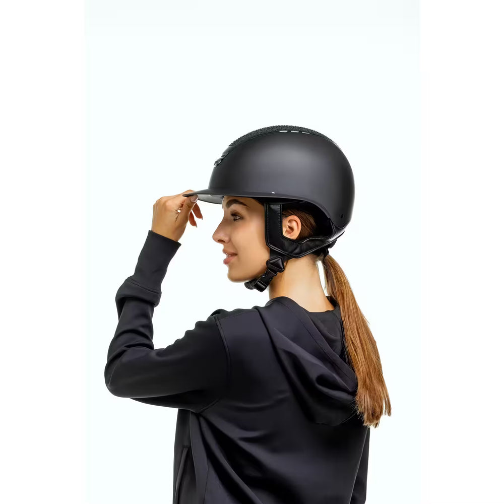 Kask jeździecki Sparkling szeroki daszek