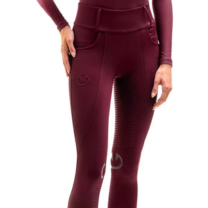 Legginsy jeździeckie damskie Frosty Elegance