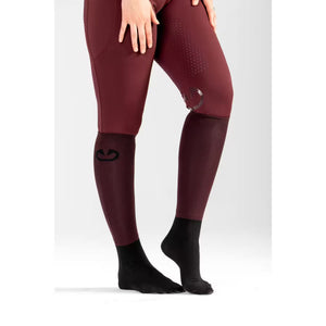 Children's burgundy riding leggings