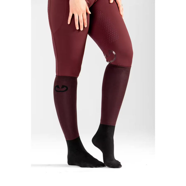 Children's burgundy riding leggings