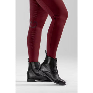 Children's burgundy riding leggings