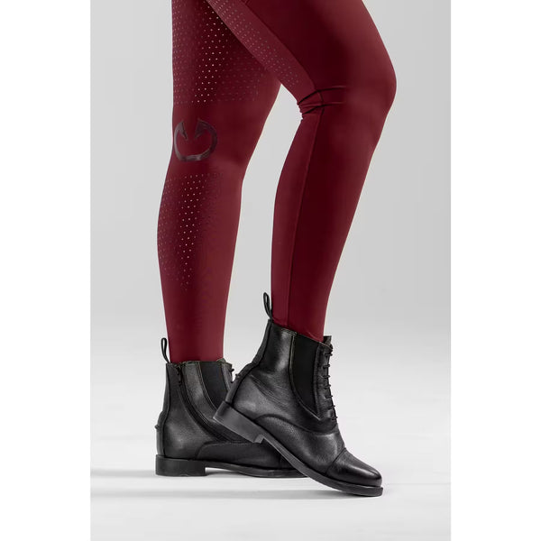 Children's burgundy riding leggings