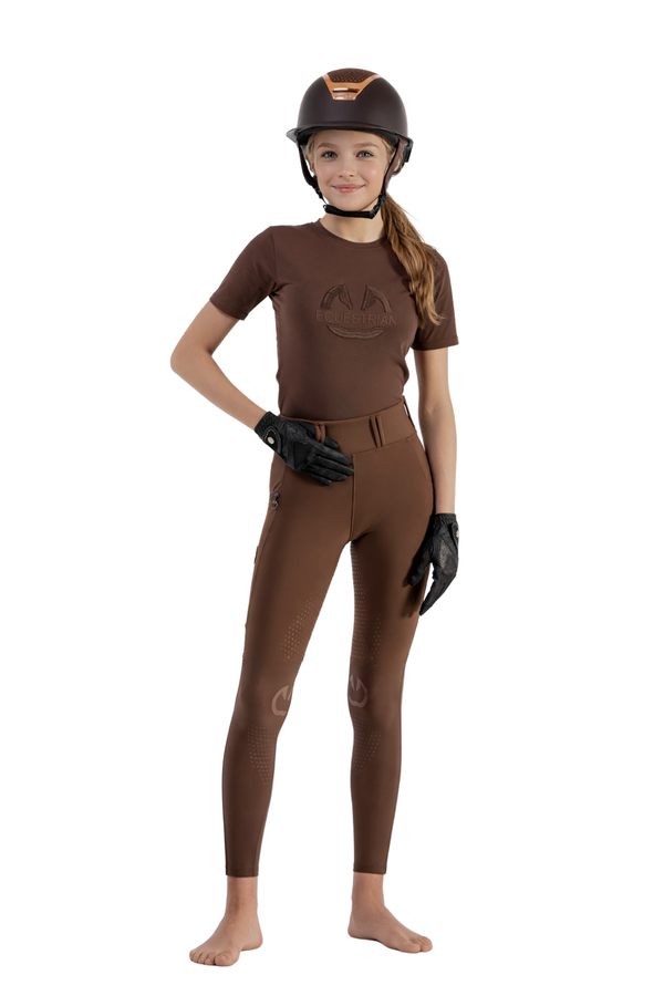 Legginsy jeździeckie letnie dziecięce Zipline