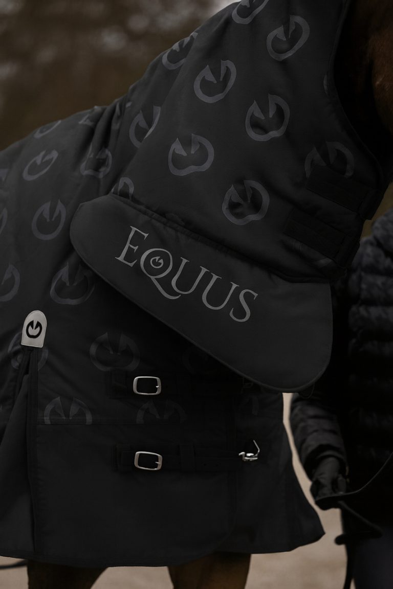 derka padokowa EquusCombo 600D 180 g czarno-szara