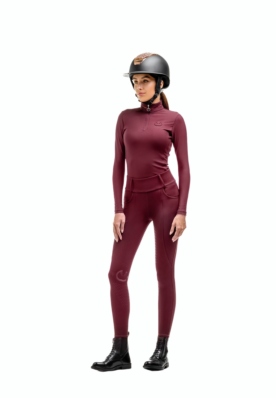 legginsy jeździeckie brokatowe kieszenie