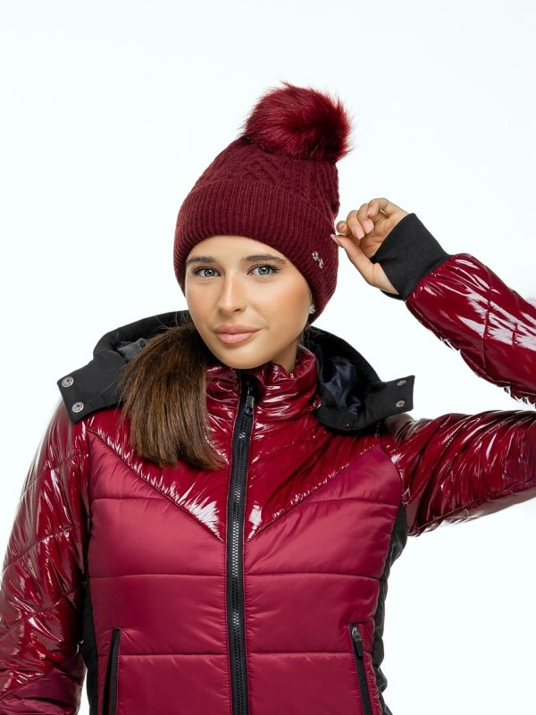 czapka jeździecka damska Frosty Rider przód