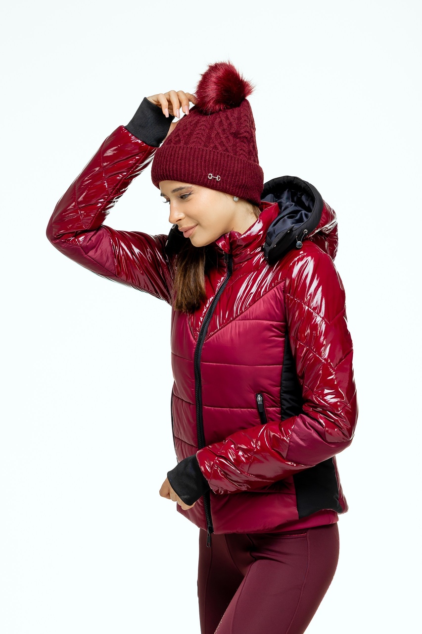 czapka jeździecka damska Frosty Rider stylowe detale